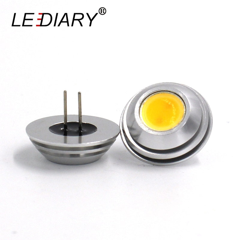 LEDIARY 5PCS/lot G4 Super Bright UFO Umbrella Shaped Downlight LED G4 Light Mini Corn Bulb DC12V COB LED High Power Tube 25*18mm