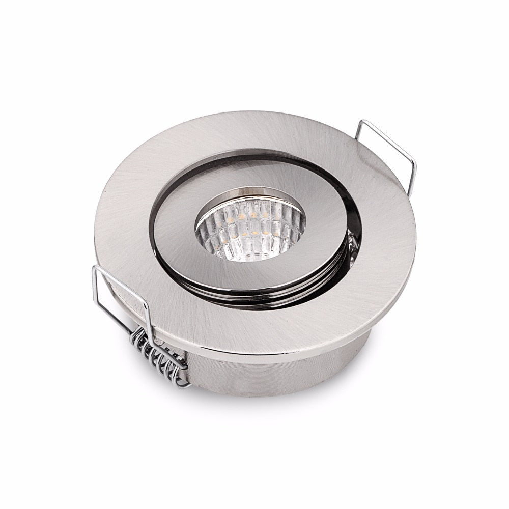 LED 10PCS 50cm 2 inch 3W LED Ceiling Spot Lights Recessed COB Mini LED Downlights DC12/24V Indoor Cabinet Lamp
