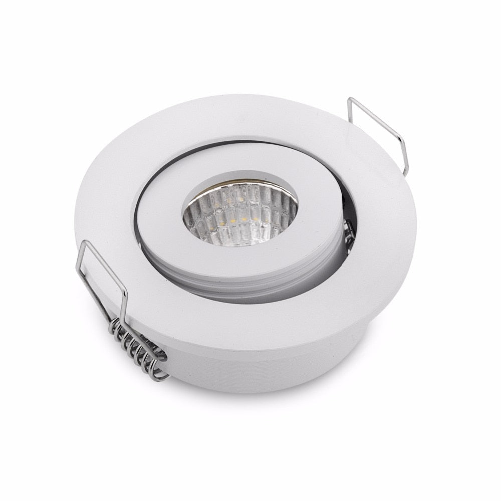 LED 10PCS 50cm 2 inch 3W LED Ceiling Spot Lights Recessed COB Mini LED Downlights DC12/24V Indoor Cabinet Lamp