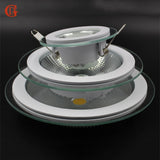 LED Downlight COB Dimmable 7W 10W 12W 15W 20W 30W LED COB Panel Light AC85-265V Recessed COB Downlight Glass Cover LED Spot bulb