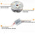  9W Ceiling downlight Epic star LED ceiling lamp Recessed Spot light AC85-265V for home illumination led bulb light