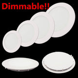 Dimmable LED Downlight 3W-25W 85-265V Warm White/Natural White/Cold White recessed dimmable led panel light Spot