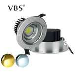 Super Bright Dimmable Led Down light COB Ceiling Spot Light 5w 10w 20w ceiling recessed Lights Warm Cool White Indoor Lighting