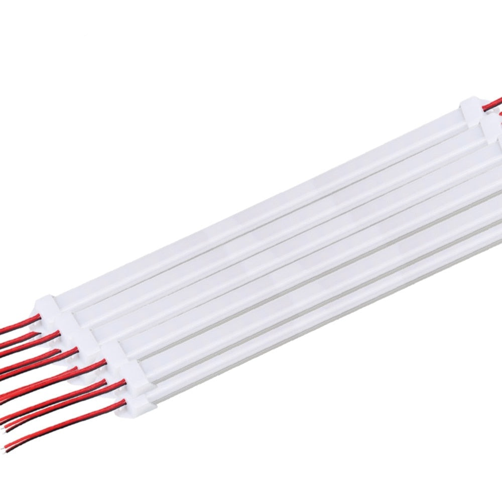 10pcs*50cm DC12V 5730 LED Hard Strip LED Bar Light 5730 5630 with U Aluminum shell +pc cover