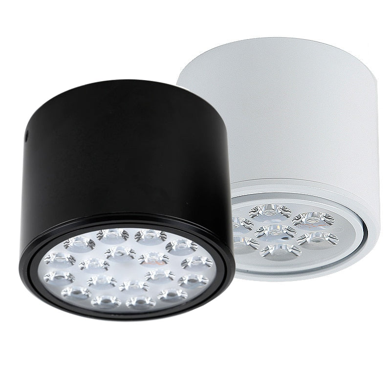 Adjustable angle Surface Mounted LED Downlights 7W 12W 18W High Power LED Ceiling Spot Light Kitchen Bathroom Downlights Lamp