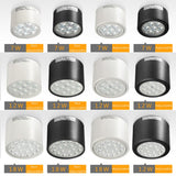 Adjustable angle Surface Mounted LED Downlights 7W 12W 18W High Power LED Ceiling Spot Light Kitchen Bathroom Downlights Lamp