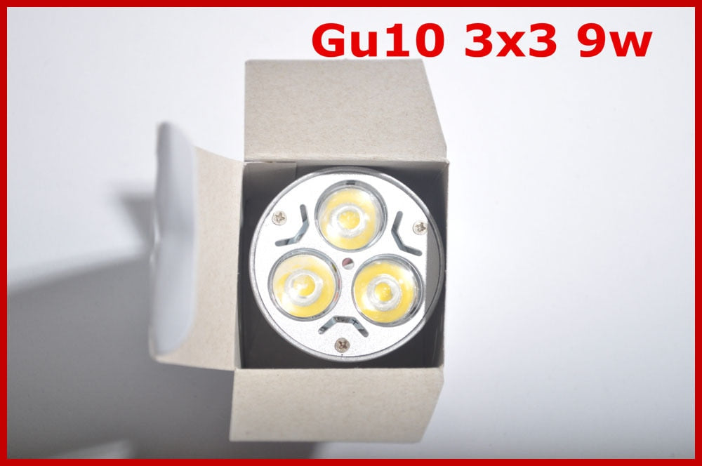 Super Bright 15W 12W 9W GU10 LED Bulbs Light 110V 220V Dimmable Led Spotlights Warm/Cool White LED downlight