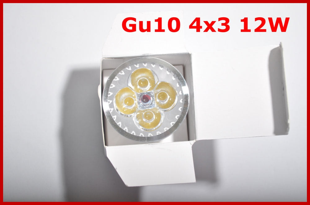 Super Bright 15W 12W 9W GU10 LED Bulbs Light 110V 220V Dimmable Led Spotlights Warm/Cool White LED downlight