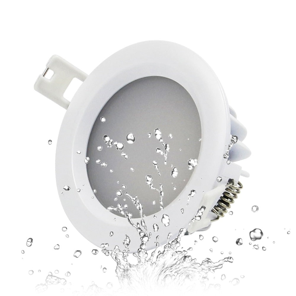 Downlight 4pcs/lot IP65 Waterproof Ceiling Recessed LED Spot Light AC85-265V 15W/12W/9W/7W/5W LED Downlight For Bathroom Shower room Sauna