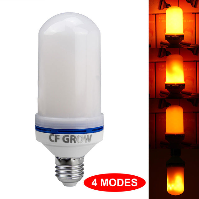 E26 E27 LED Flame Effect Fire Light Bulb SMD2835 Flickering Emulation 1&4 Modes LED Flame Lamp E14 1200K~1400K AC85V~265V