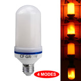 E26 E27 LED Flame Effect Fire Light Bulb SMD2835 Flickering Emulation 1&4 Modes LED Flame Lamp E14 1200K~1400K AC85V~265V
