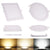 Ultra thin design 25W LED ceiling recessed grid downlight / round or square panel light 225mm