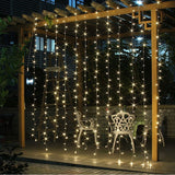 LED Home Outdoor Holiday Christmas Decorative Wedding x-mas String Fairy Curtain Garlands Strip Party Lights