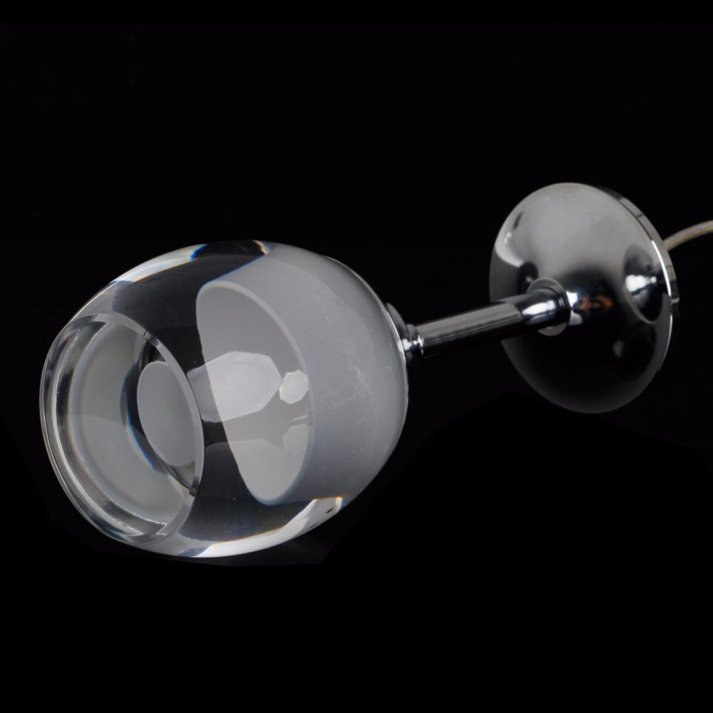 Modern LED Wine Glass Pendant Lamp Fixture Lighting Chandelier Downlight NEW 110-220V