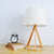 Creative Fashion Modern Original Wooden Table Light E27 AC 110V/220V Table Lamp Bedroom Bedside Home Decoration Lighting