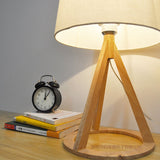 Creative Fashion Modern Original Wooden Table Light E27 AC 110V/220V Table Lamp Bedroom Bedside Home Decoration Lighting