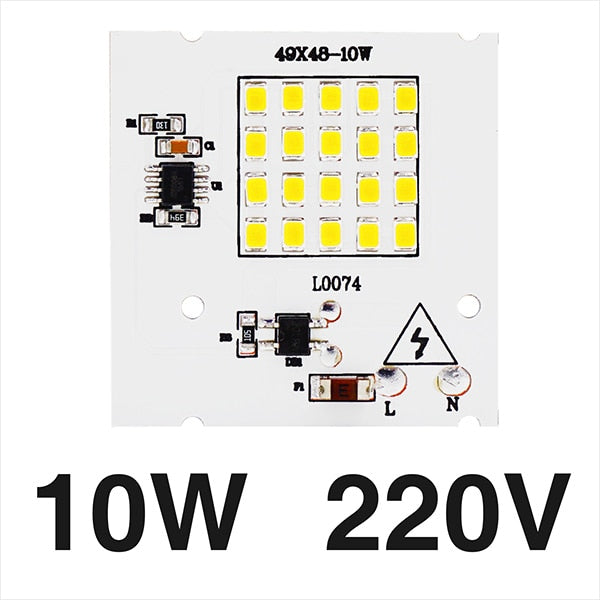 Smart IC SMD LED Chips Lamp 10W 20W 30W 50W 100W AC 220V SMD2835 DIY For Outdoor Floodlight Outdoor Garden Cold White Warm White