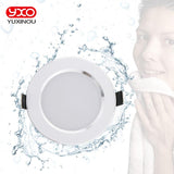 Hot Sale 5W 7W 9W Waterproof LED Downlight Dimmable Warm White Cold White 3 Color Recessed LED Lamp Spot Light AC85-265V