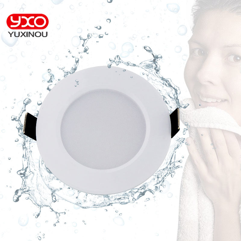 Dimmable Waterproof 1pcs LED Downlight AC110V 220V 7W/9W/12W/15W/18W/25W/50W LED Bulb Light Recessed LED Spot Light For Bathroom