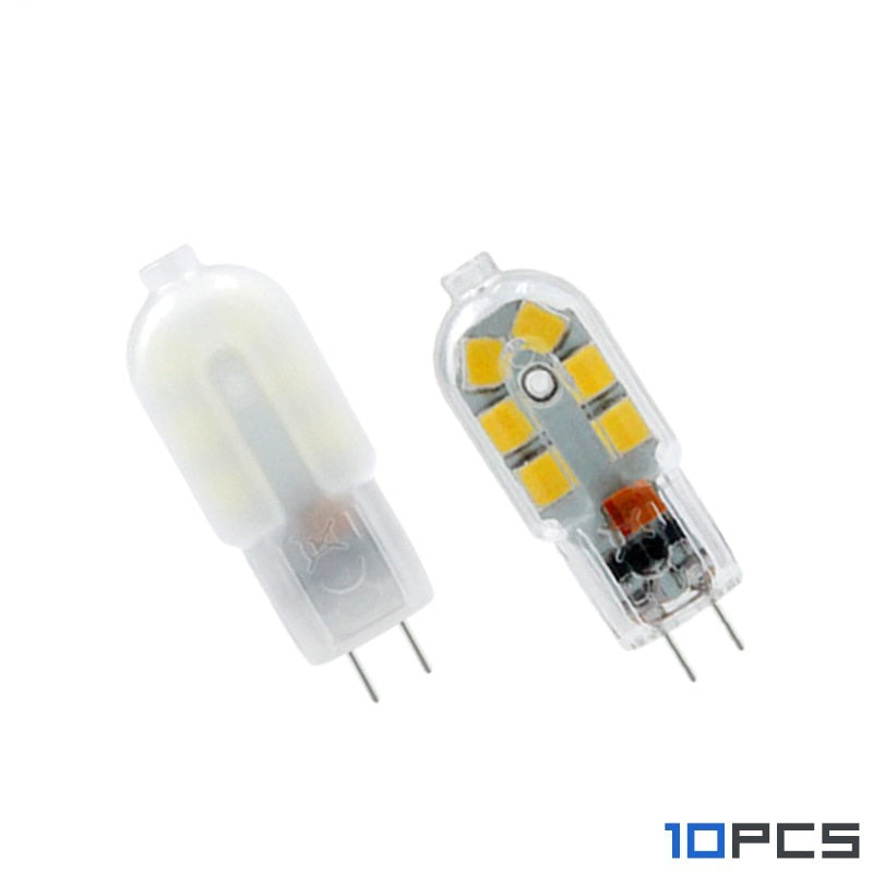 Lampada LED G4 Lamp Clear/Milky Cover AC 220V DC 12V 2W SMD2835 LED Bulb G4 mini Ultra Bright Chandelier Lights