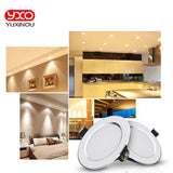 Dimmable Driverless Waterproof LED Ceiling Downlights Light 1pcs 5w 7w 9w 12w 15w 110V 220V LED Downlight Lamp for Home/Outdoor