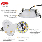 Dimmable Driverless Waterproof LED Ceiling Downlights Light 1pcs 5w 7w 9w 12w 15w 110V 220V LED Downlight Lamp for Home/Outdoor