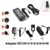 LED Alimentation Adaptateur 110V-220V power supply DC 12V 1A 2A 3A 5A 6A  8A 10A 5050 LED transformers 5730 2835 LED lights