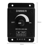 LED Dimmer Switch 12-24V 8A Adjustable Brightness