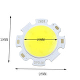 LED COB Chip 28mm Square Round Lighting Source 10-100pcs 3W 5W 7W 10W 12W for Spotlight Downlight Tube Light Ceiling Lamp 300ma