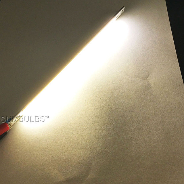 200x10MM 0422 10W LED Light COB Strip Lamp DC 12-14V 1000LM Green Yellow Red Blue Warm White Pure White Bar Light