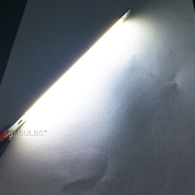 200x10MM 0422 10W LED Light COB Strip Lamp DC 12-14V 1000LM Green Yellow Red Blue Warm White Pure White Bar Light