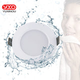 Dimmable Waterproof LED Recessed Downlight 5W 7W 9W LED Spot Light Ceiling Lamp Home Lighting AC 110V 220V For For Bathroom lamp