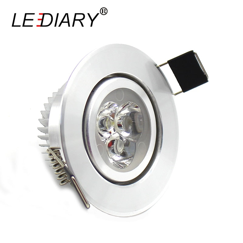 LED Recessed Ceiling Downlights Kitchen CE Luminaire 110-240V 3W 5W 55mm 70mm 90mm Cut Hole Spot Lamp Angle Adjustable