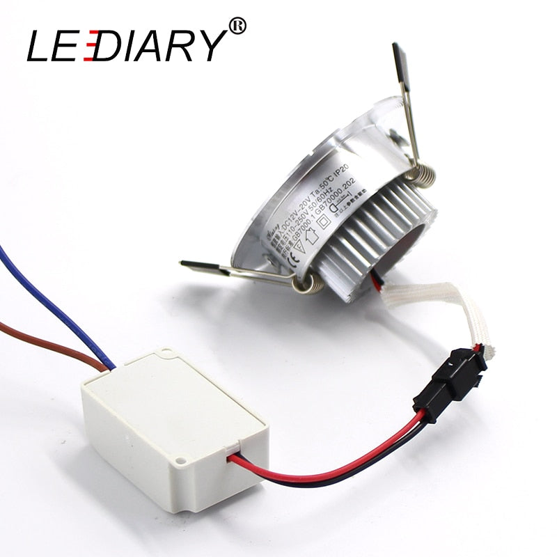 LED Recessed Ceiling Downlights Kitchen CE Luminaire 110-240V 3W 5W 55mm 70mm 90mm Cut Hole Spot Lamp Angle Adjustable