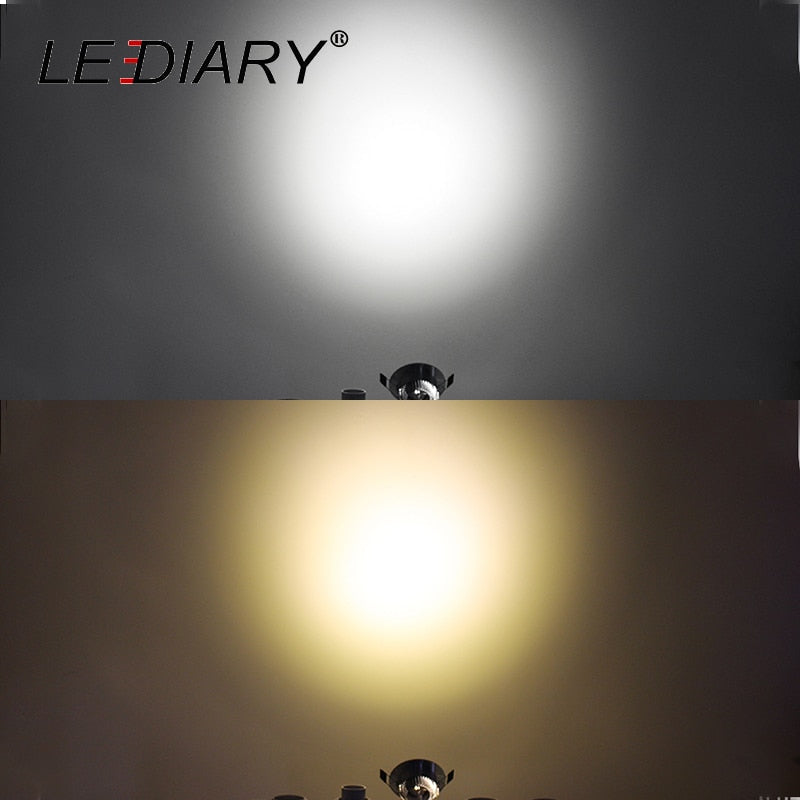 LED Recessed Ceiling Downlights Kitchen CE Luminaire 110-240V 3W 5W 55mm 70mm 90mm Cut Hole Spot Lamp Angle Adjustable