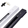 2pcs/lots thick aluminum 0.5M LED track rail ,Track light rail connectors ,Universal rails, aluminum track, lighting fixtures,2-wire