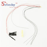 SMD Pre-soldered micro litz wired LED leads resistor 8-12V 20cm DIY 9 Colors can choose