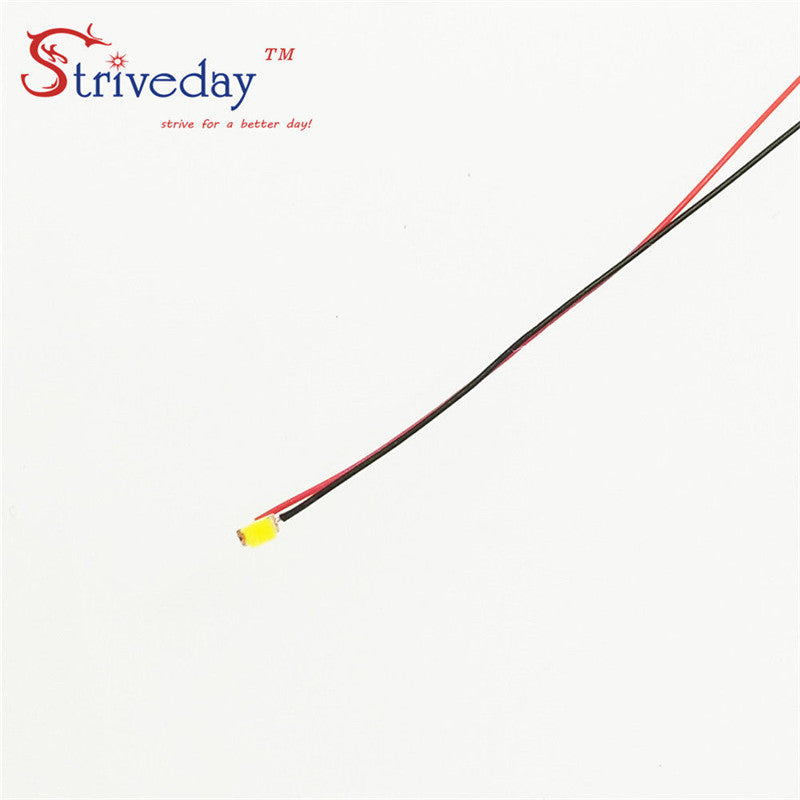 SMD Pre-soldered micro litz wired LED leads resistor 8-12V 20cm DIY 9 Colors can choose