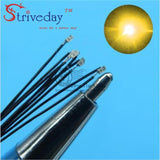 SMD Pre-soldered micro litz wired LED leads resistor 8-12V 20cm DIY 9 Colors can choose