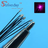 SMD Pre-soldered micro litz wired LED leads resistor 8-12V 20cm DIY 9 Colors can choose