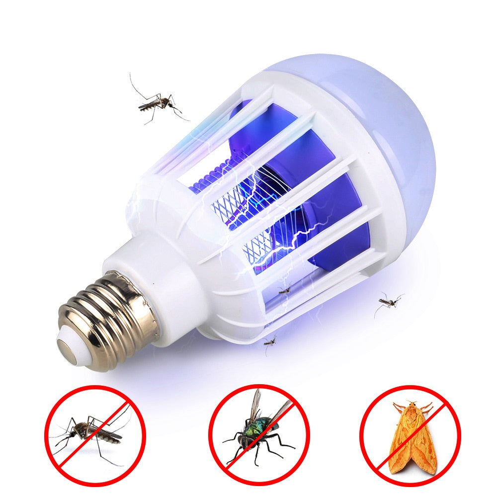 AC175~220V LED Mosquito Killer Bulb E27/B22 LED Bulb For Home Lighting Bug Zapper Trap Lamp Insect Anti Mosquito Repeller Light