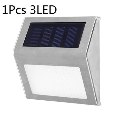 Solar Stainless Steel LED Light for Stairs, Paths, Deck, Patio, Street Light & More