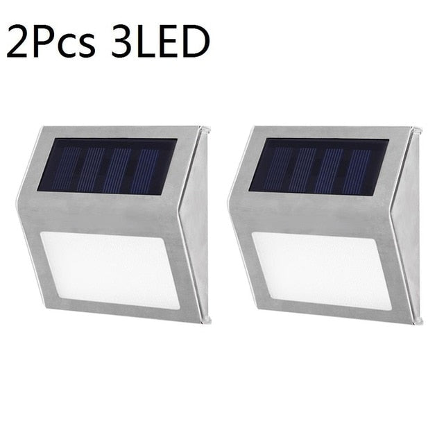 Solar Stainless Steel LED Light for Stairs, Paths, Deck, Patio, Street Light & More