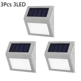 Solar Stainless Steel LED Light for Stairs, Paths, Deck, Patio, Street Light & More