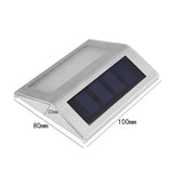 Solar Stainless Steel LED Light for Stairs, Paths, Deck, Patio, Street Light & More
