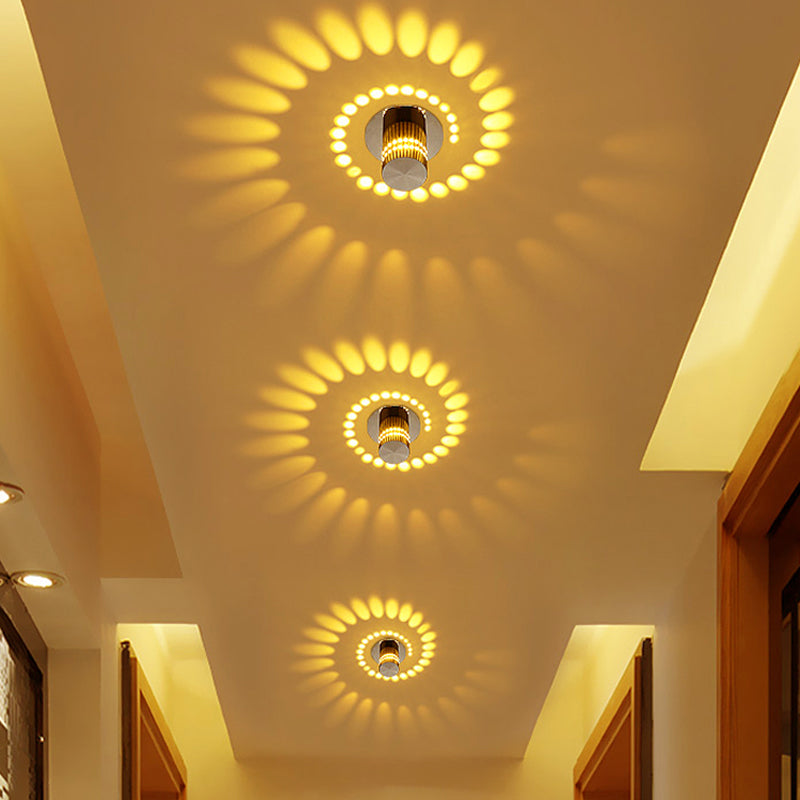 Modern LED Decorative Ceiling Light 3W RGB