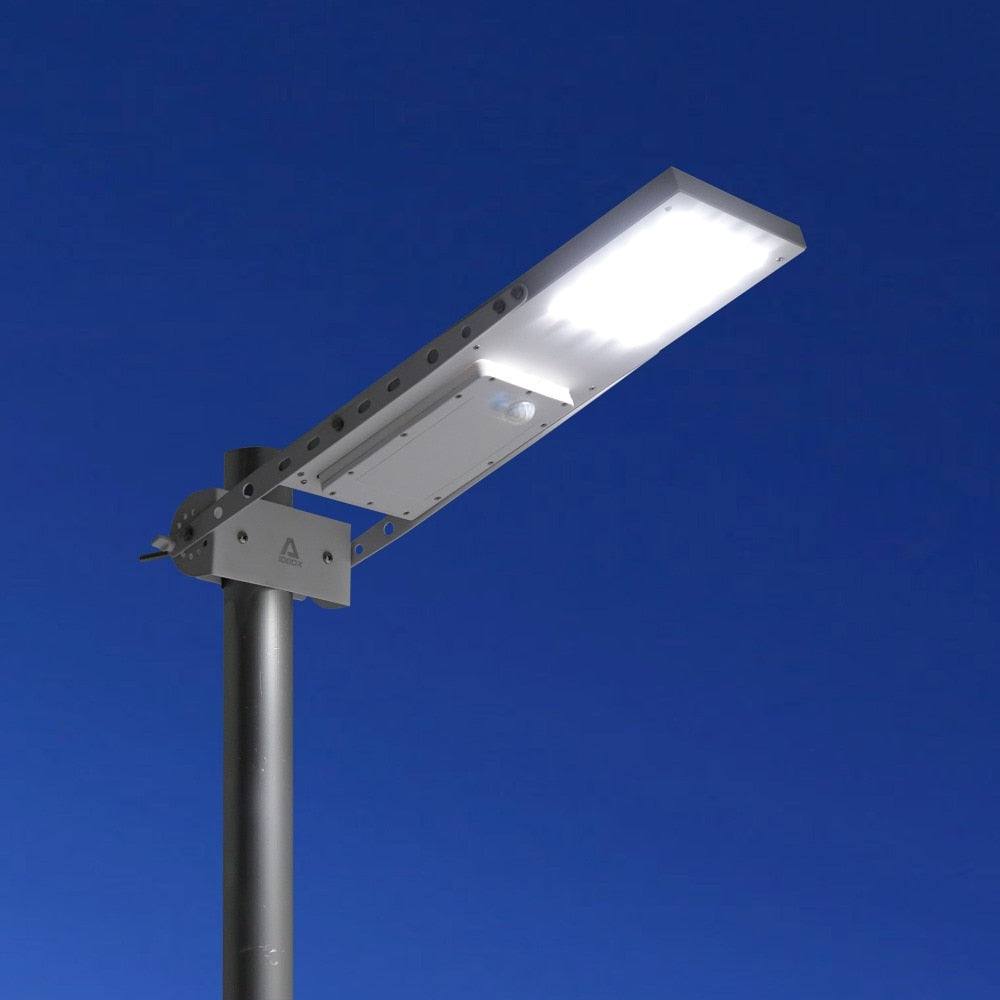 Outdoor Motion Sensor Solar Powered LED Pole Wall Street Path Solar Light For Garden 3 Working Mode Solar Lamp