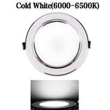 Ultra Thin Downlight Led Panel Recessed Down Light Round 3W 5W 7W 9W 12W 15W 18W Bedroom Kitchen Indoor Spot Lamp 220V 110V