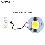 LED COB Chip 5Pcs Lampada 220V 9W 7W 5W 3W Smart IC For DIY LED Light Bulb Downlight Spotlight No Need Power Supply