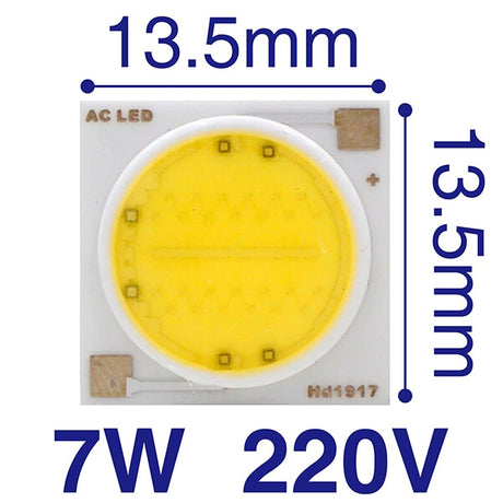 LED COB Lamp Chip 18W 15W 12W 9W 7W 5W 3W 220V 240V Input Smart IC Driver Fit For DIY Floodlight Spotlight Cold White Warm white